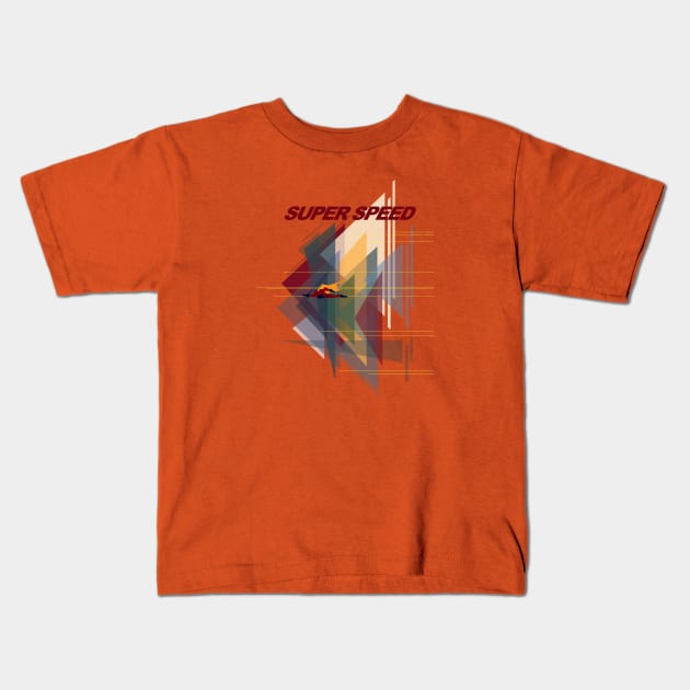 Super Speed Kids T-Shirt by Angeli Library